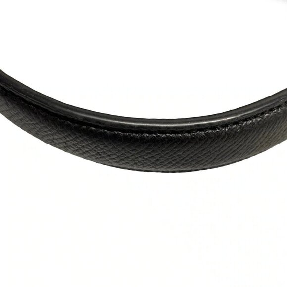 Auth Salvatore Ferragamo Vara 218375 Black Leather Handbag - Picture 7 of 16